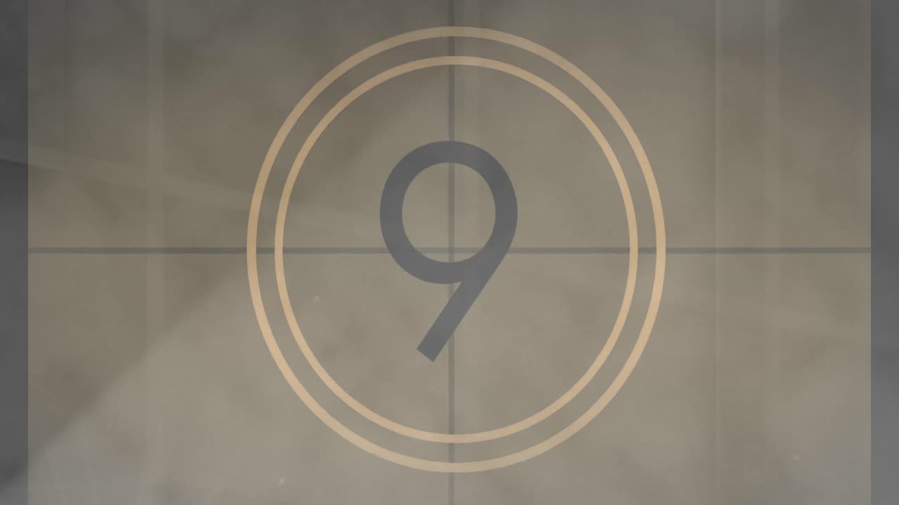 cuenta atrás contra un fondo gris 4k