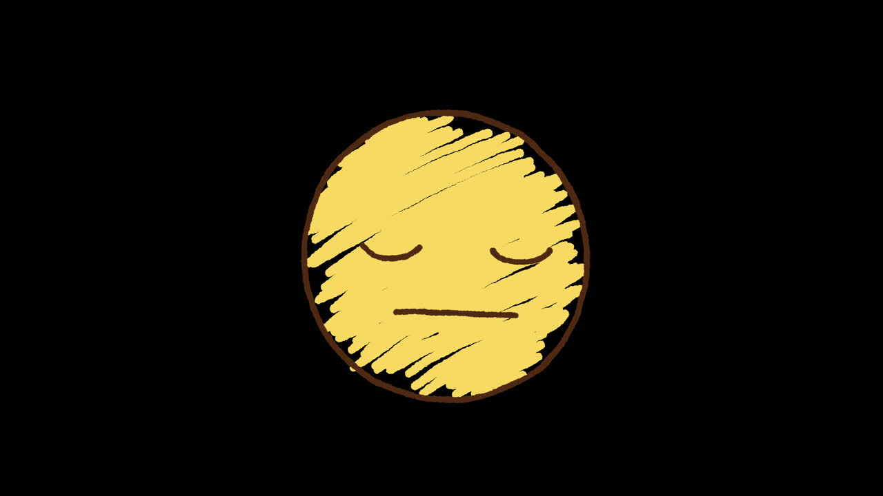 잠자는 얼굴 이모지