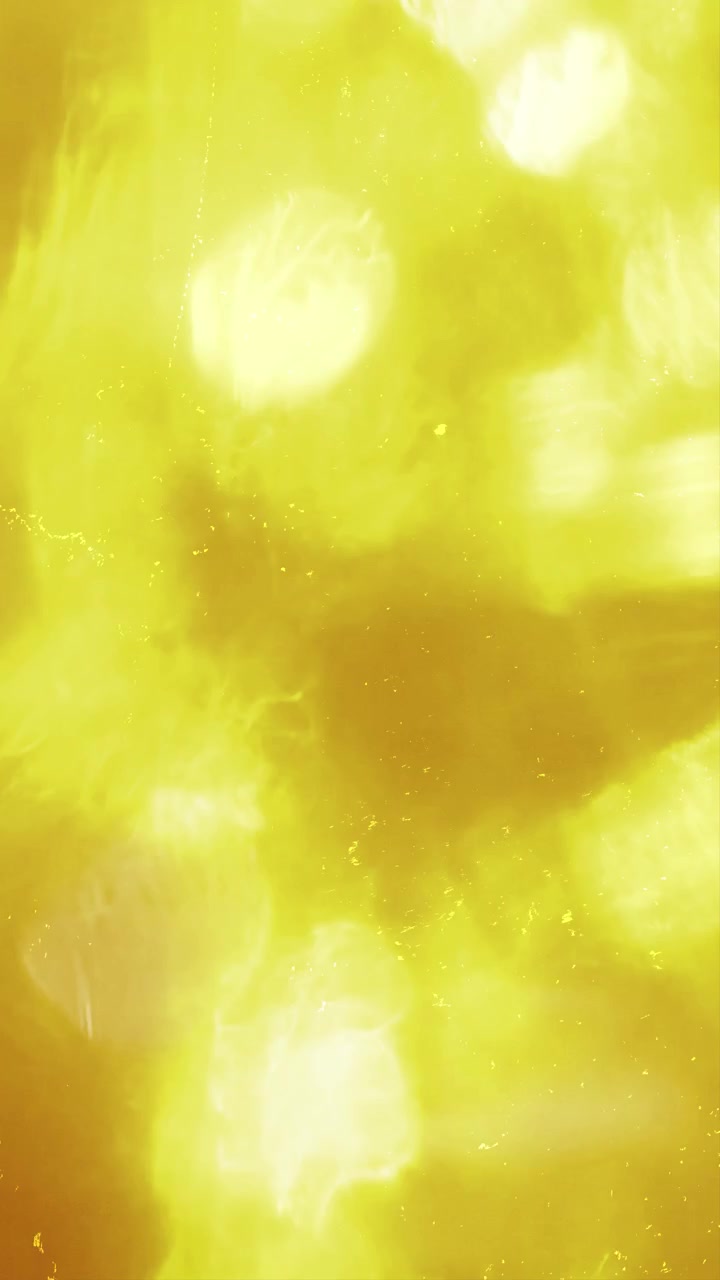 Fughe di luce e transizioni bokeh astratte in rosso e giallo
