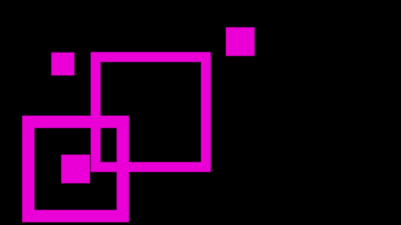 Shape animation square motion graphics
