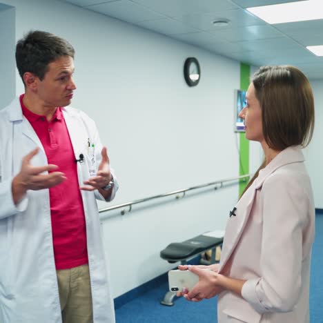 doctor with female patient