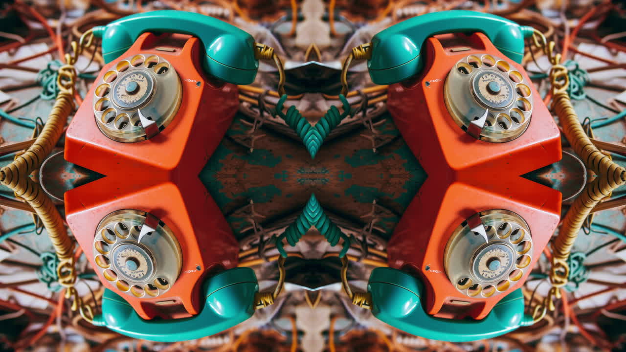 teléfonos rotativos retro