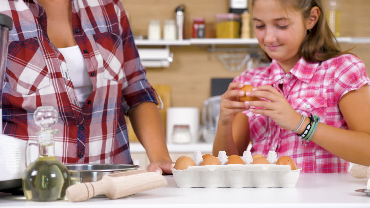 Family Cooking Together in the Kitchen