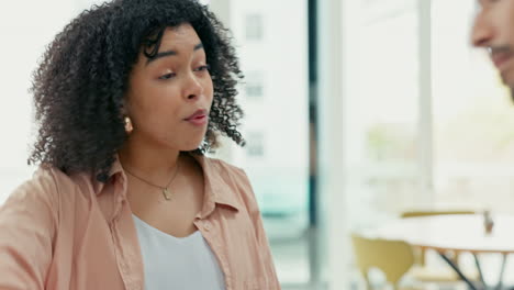 Couple-fight,-angry-woman-and-leave-shouting