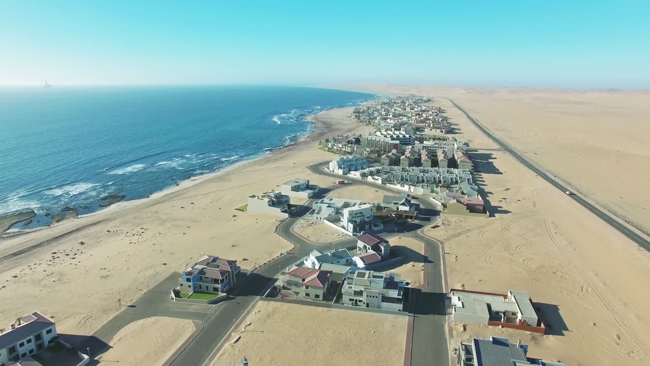 volando sobre el swakopmund