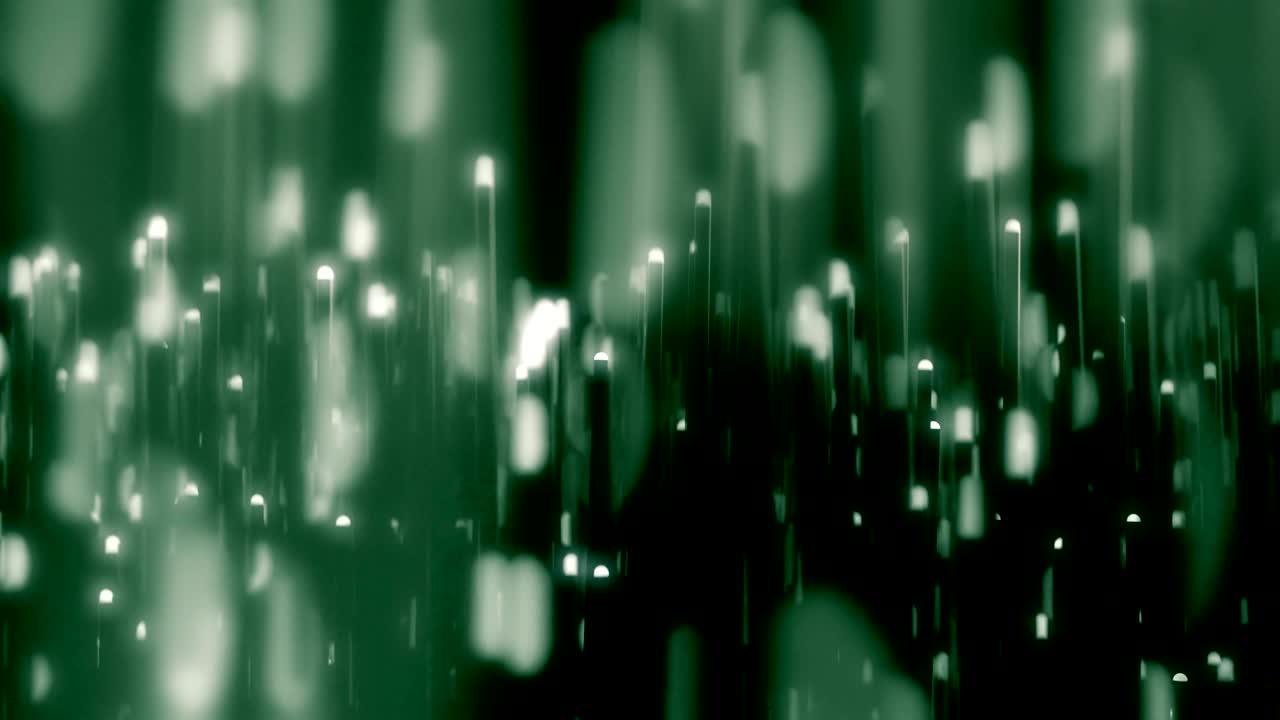 Fiber optic cables spread out across the frame.