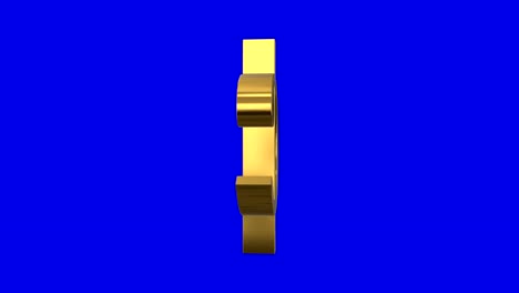 shiney spinning cent sign screen