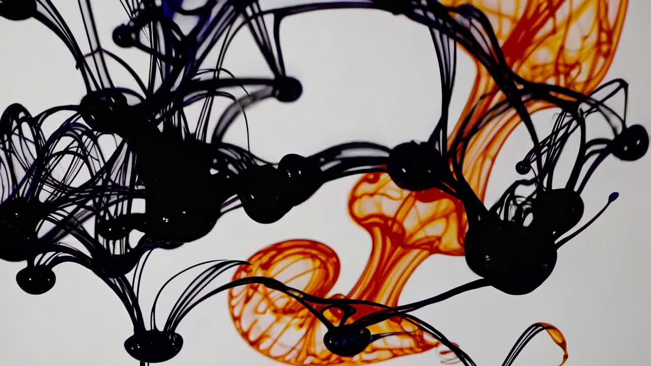 flujo de tinta abstracto