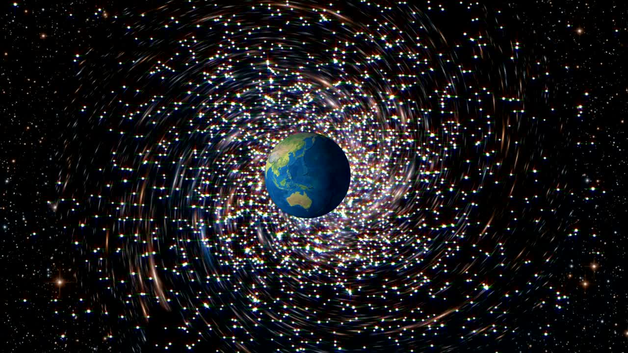 Animation of Earth rotating with a white background .Map and star this image furnished and courtesy of NASA