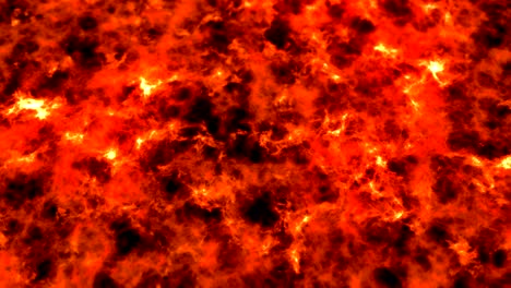 sun star surface with solar flares, burning of sun animation 3d rendering