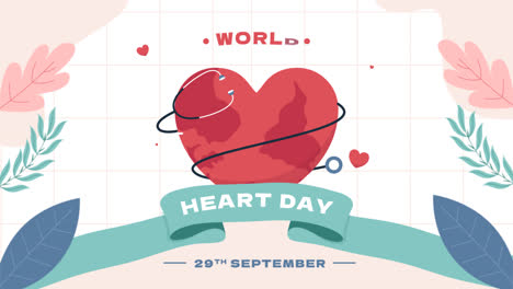 An-animation-of-a-Flat-illustration-for-world-heart-day-awareness