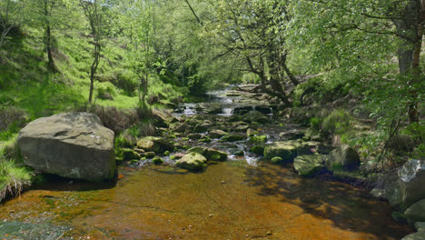 prachtige wyming brook - verbluffende waterval wandeling in de buurt van sheffield yorkshire, uk