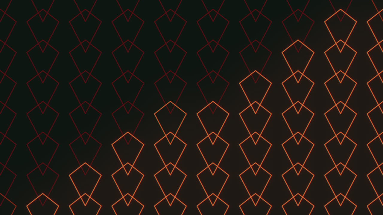 Dynamic black and red geometric pattern with zigzag and diagonal lines