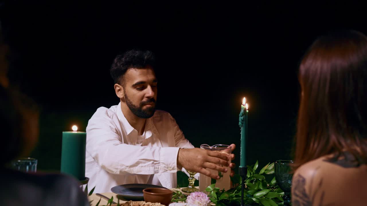 Dinner party with friends