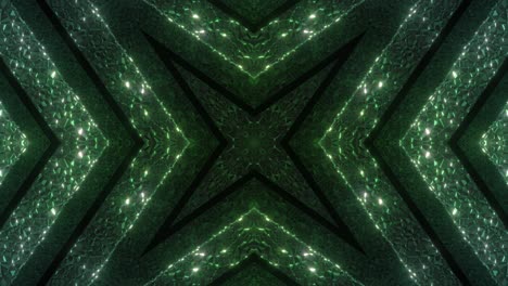 abstract geometric crystal patterns
