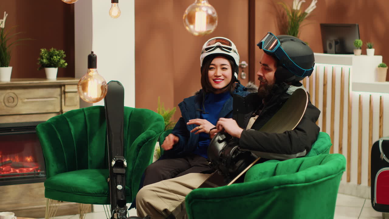 Tourist paying with card for coffee cup