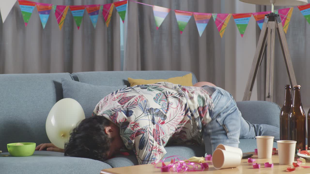 파티 후의 남자