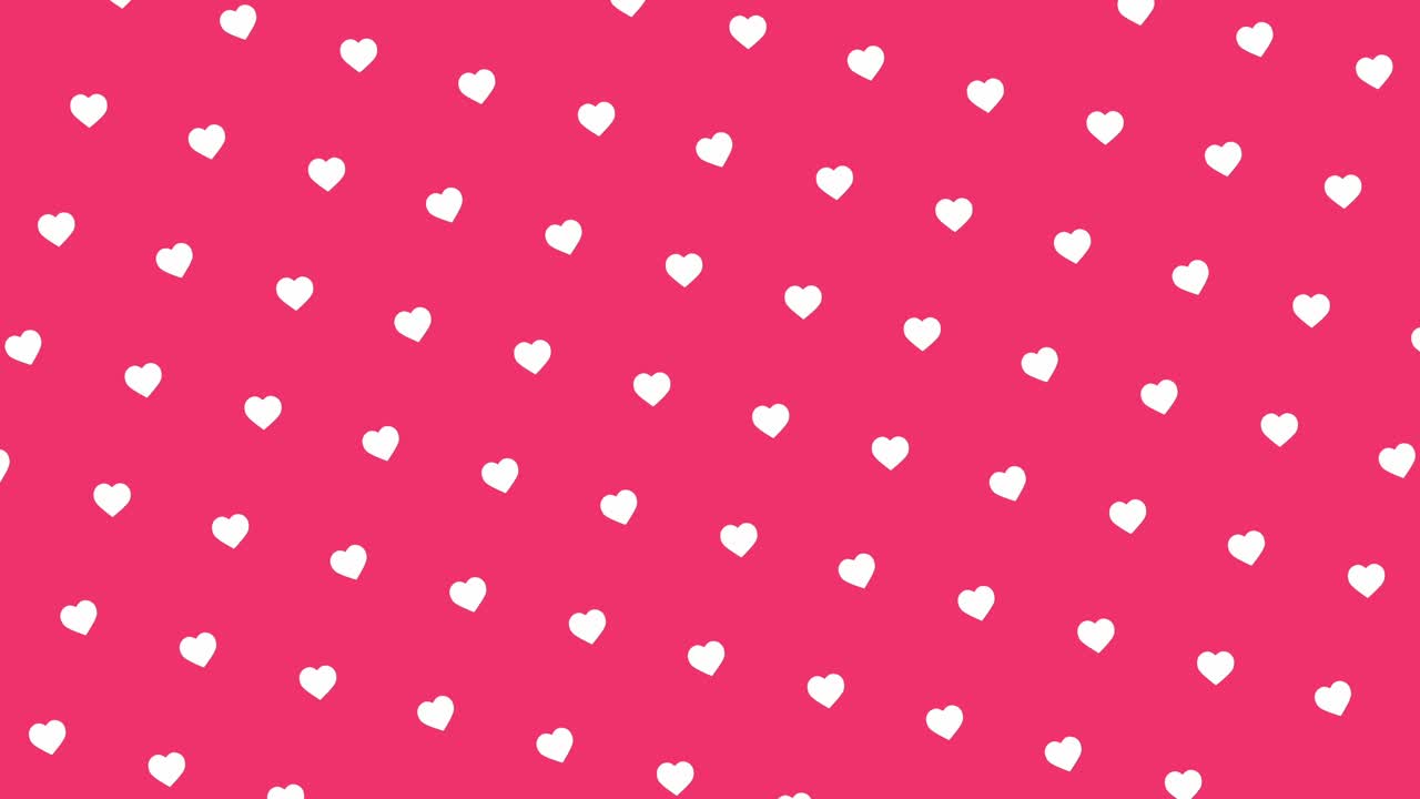 Pink and white heart pattern
