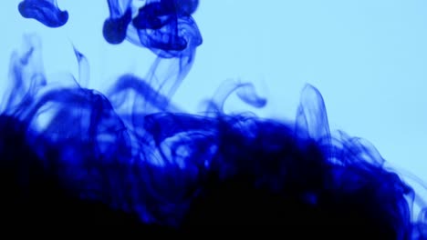 Blue-chemical-getting-dissolve-in-water-4k