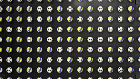 colorful sports ball abstract background orange