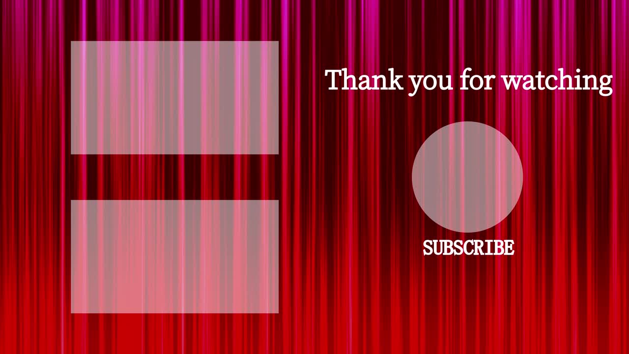 라인 그라데이션 엔드 카드 엔딩 스크린 모션 그래픽