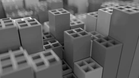 abstract 3d cubes.