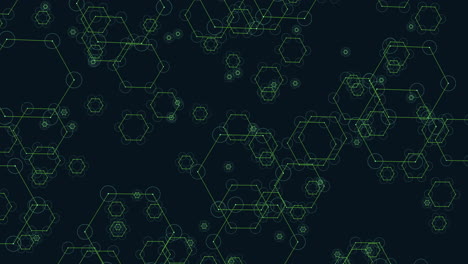 Hexagons-futuristic-pattern-with-neon-dots-on-dark-gradient