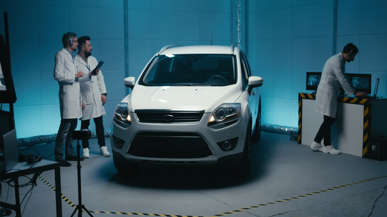 Car Testing in a Laboratory Setting