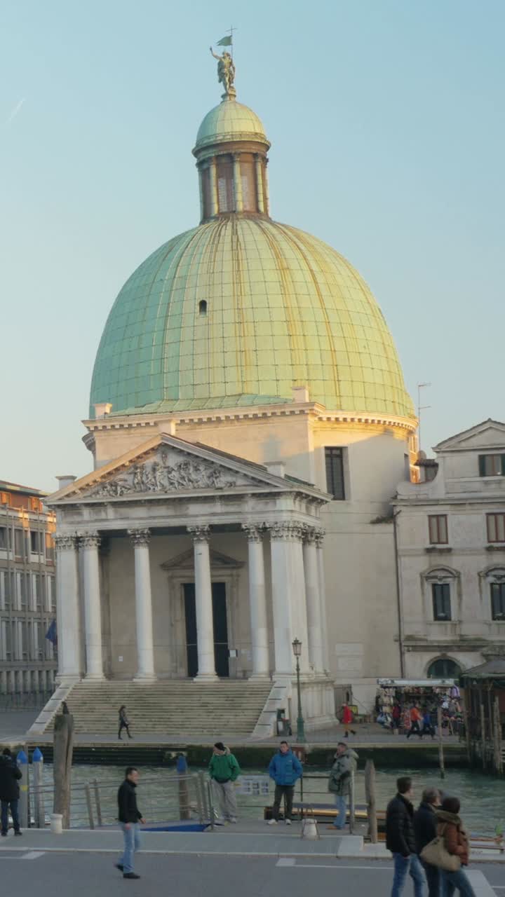 Church architecture with a large dome
