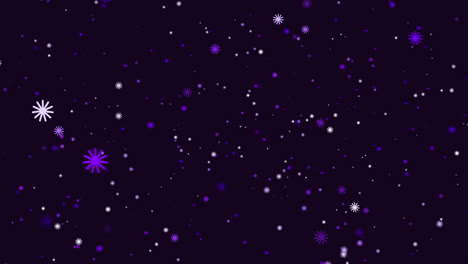 starry night mesmerizing white dots cascade on black canvas