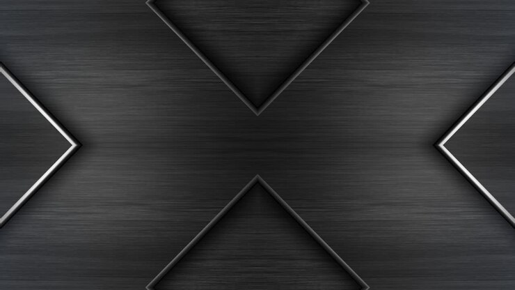Dark Brushed Metal Geometric Pattern