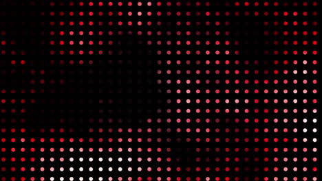 animation of red spots moving on black background