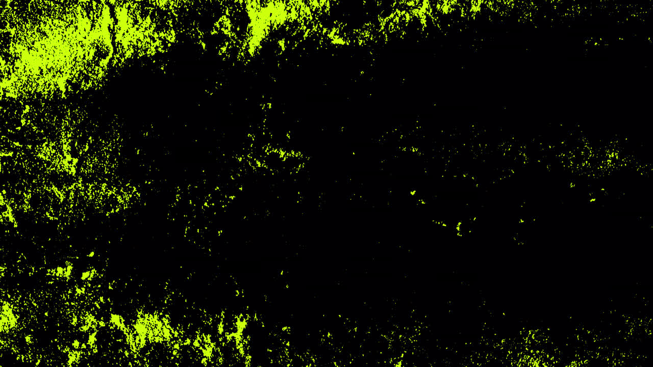 Loop continuo di texture grunge astratta verde neon