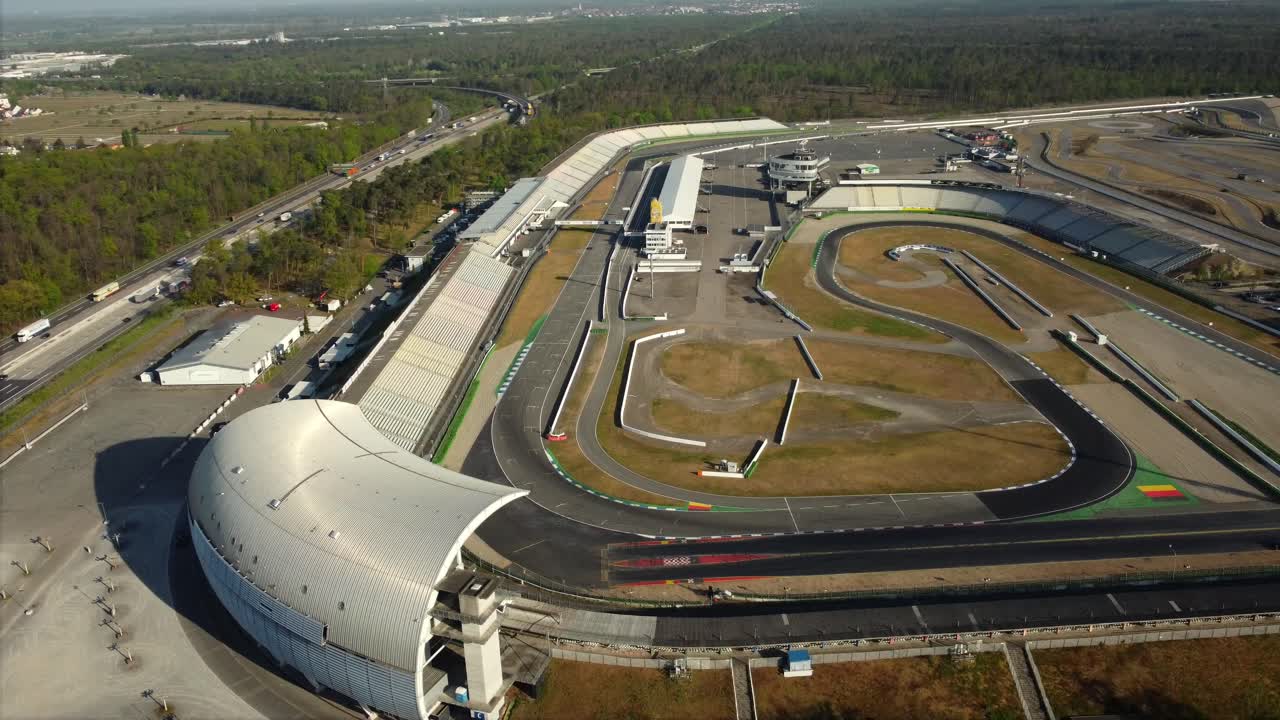 Aerial View of Hockenheimring Race Track