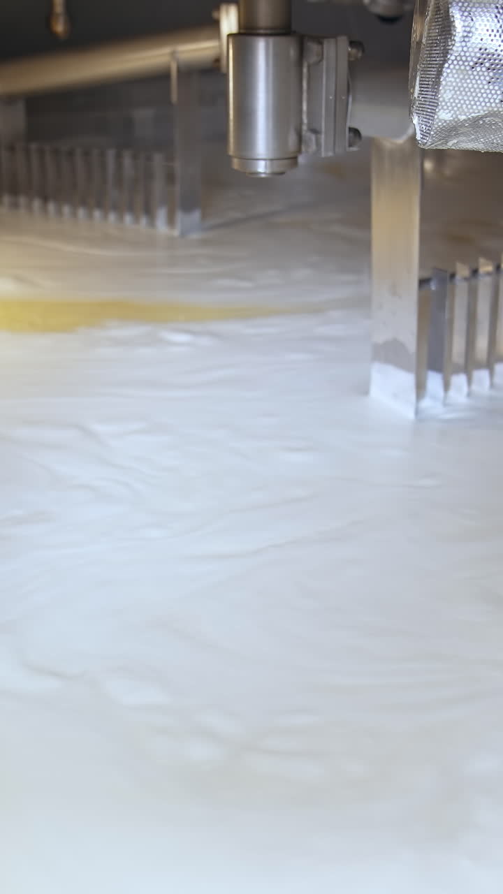 Preparation of dairy products. Special machine for dairy products preparation