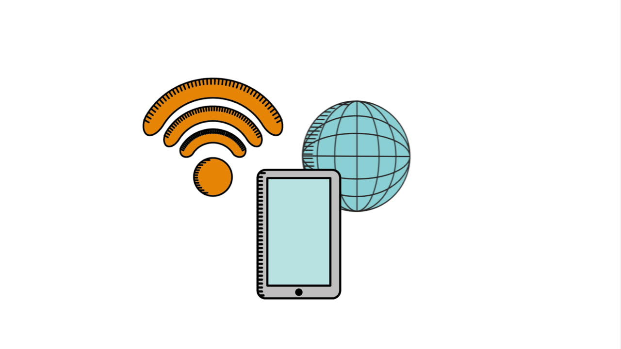 diseño de iconos financieros, animación de video