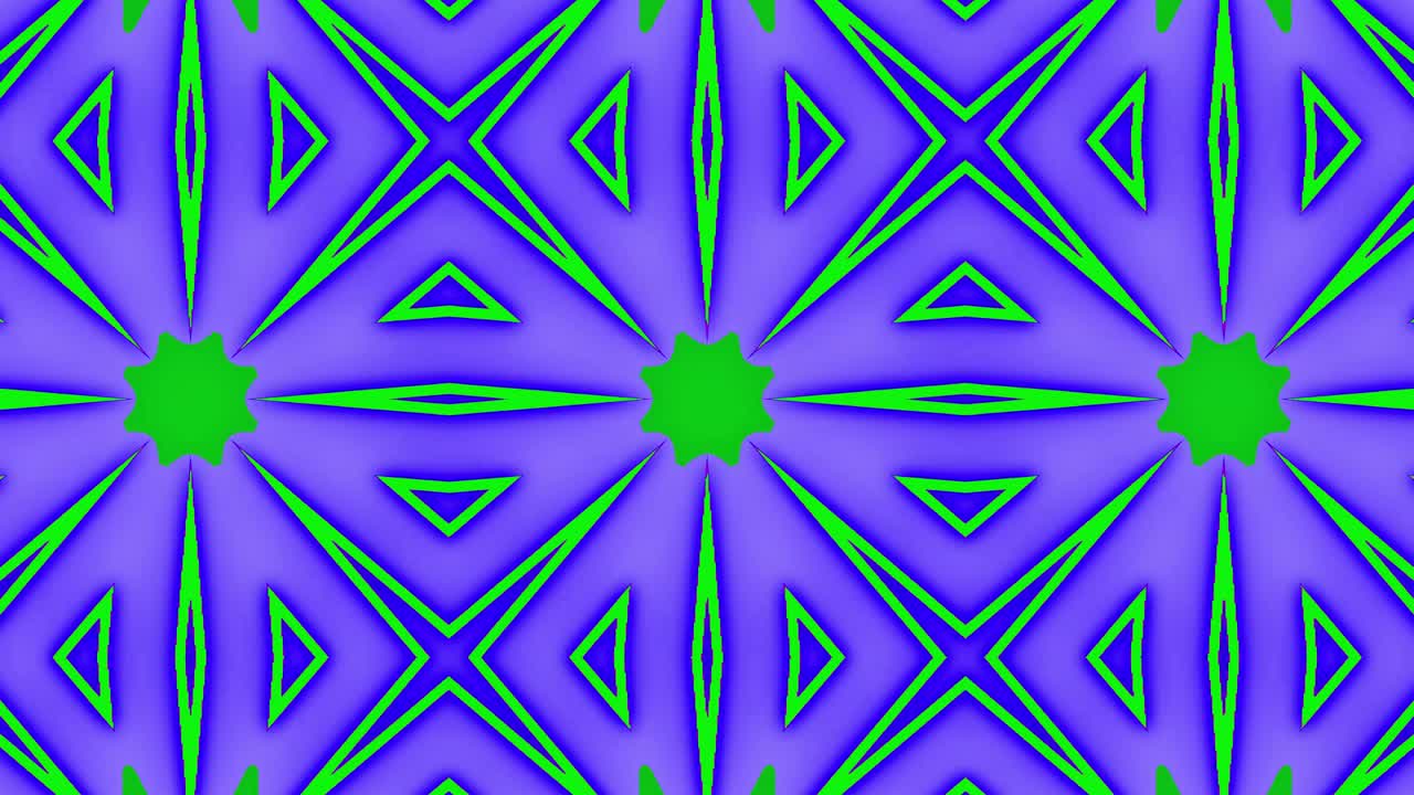 patrón geométrico animación psicodélica