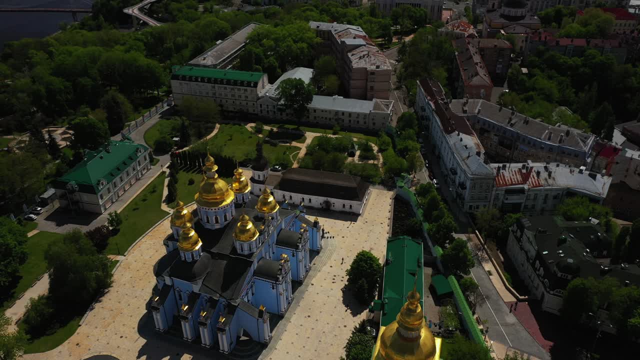 vista aérea de la lavra de kiev pechersk