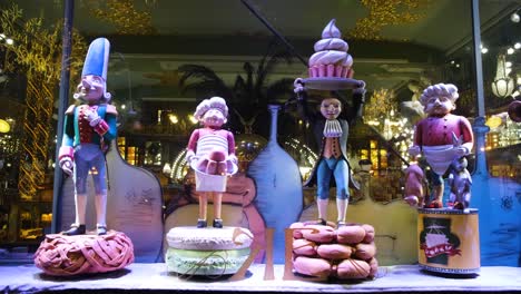 charming christmas window display