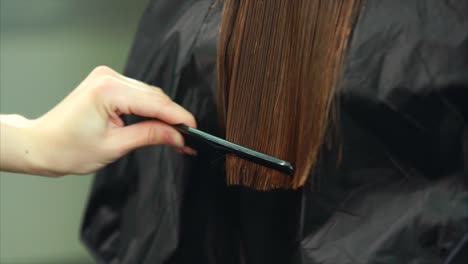 corte de pelo en curso