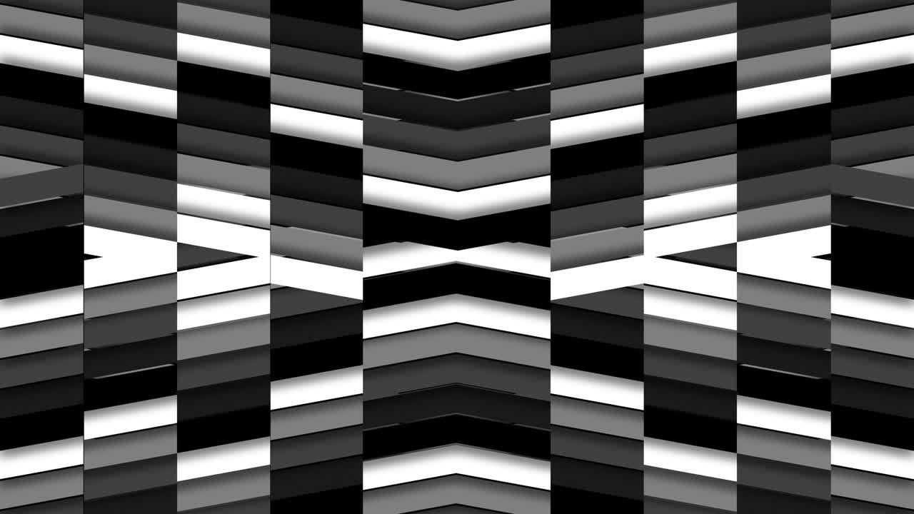 bucle de fondo de azulejos chevron monocromáticos escalonados optimistas