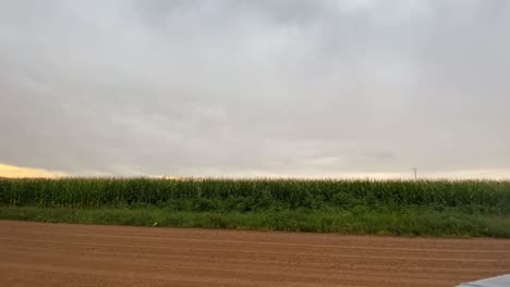 Lapso-De-Tiempo-Tomado-En-Un-Día-Nublado-En-Minnesota,-Medio-Oeste