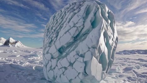 massive ice chunk in antarctica