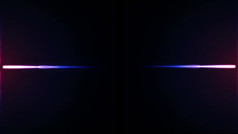 glowing lines on black background