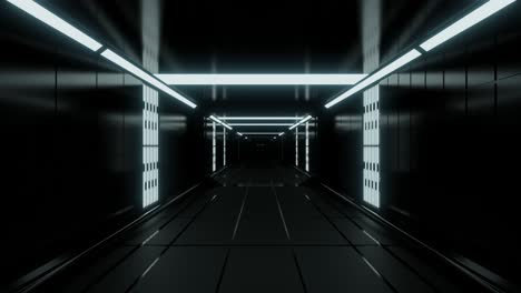 futuristic sci-fi corridor