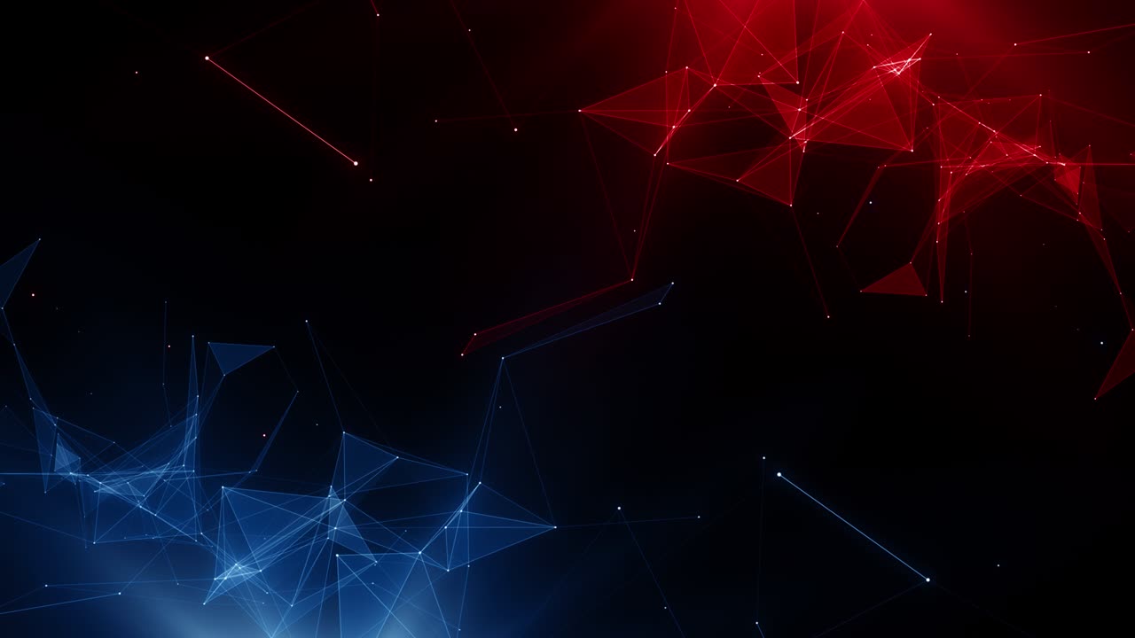 Plexus abstract network titles technology science background loop