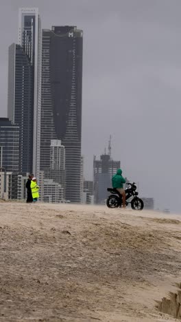 severe erosion threatens broadbeach during cyclone alfred