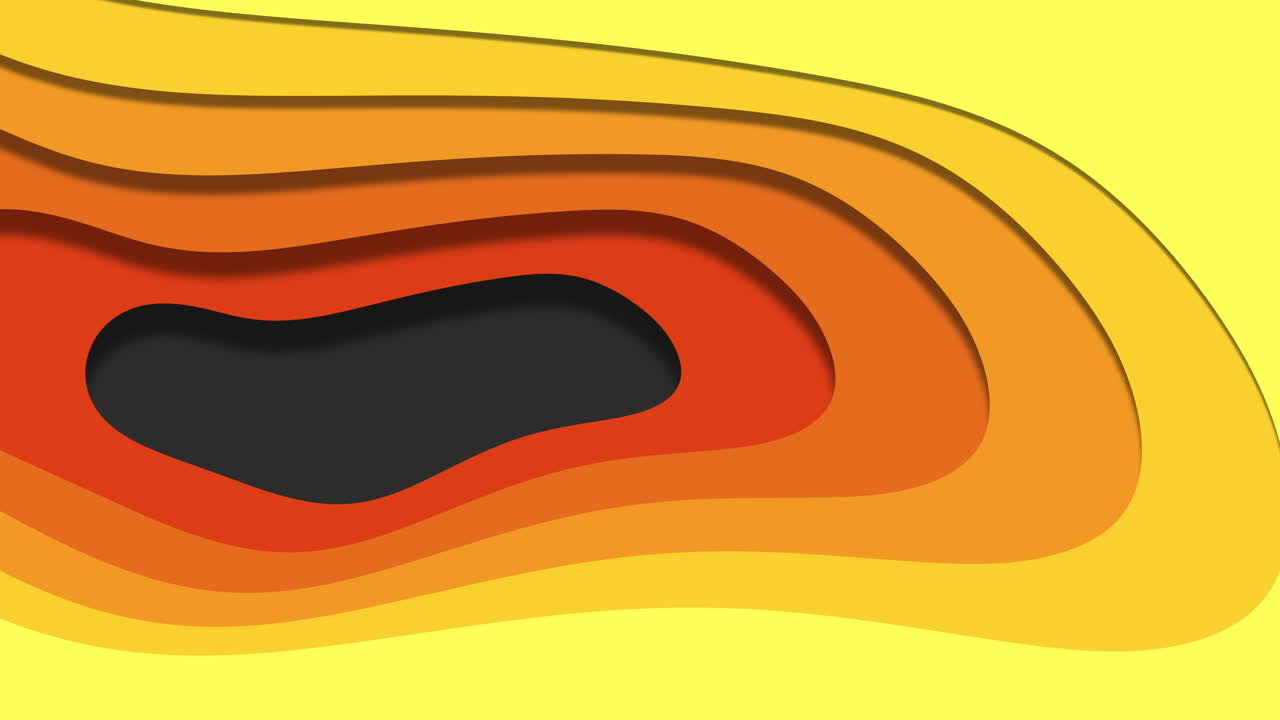 patrón ondulado vibrante con círculo negro