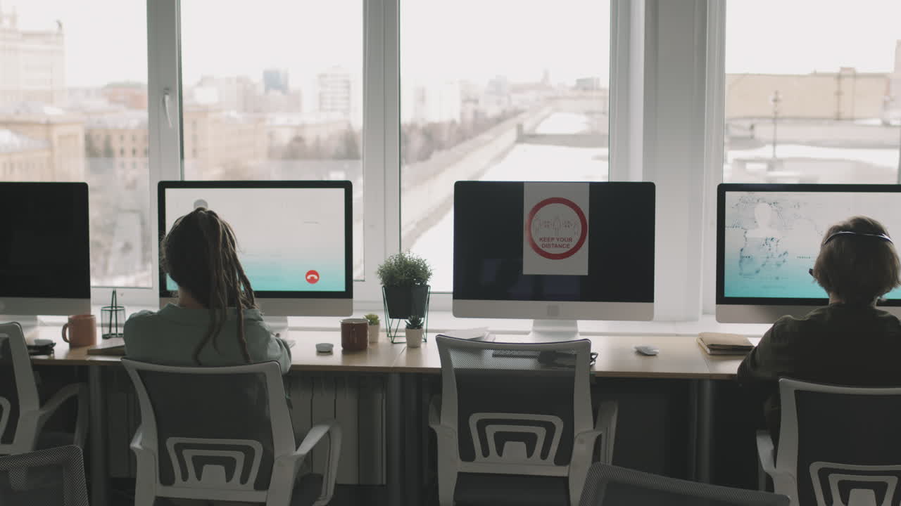 Call Center Agents Working during Pandemic