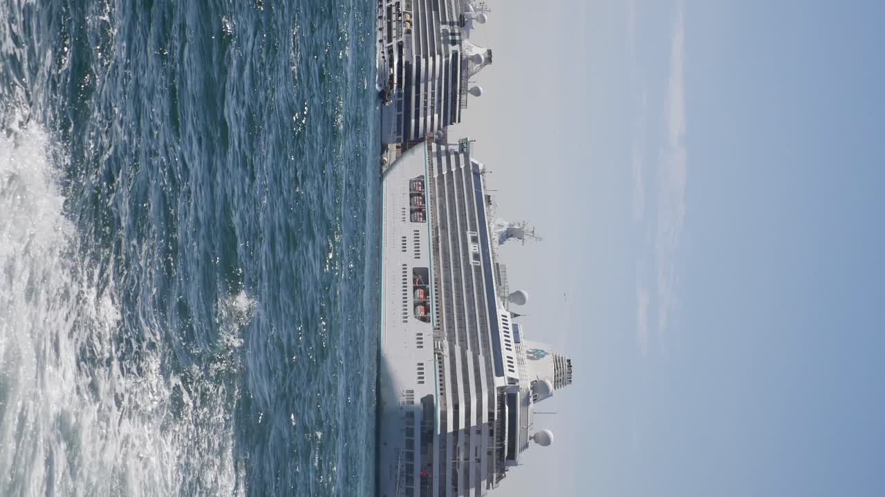 Cruise Ships in the Ocean